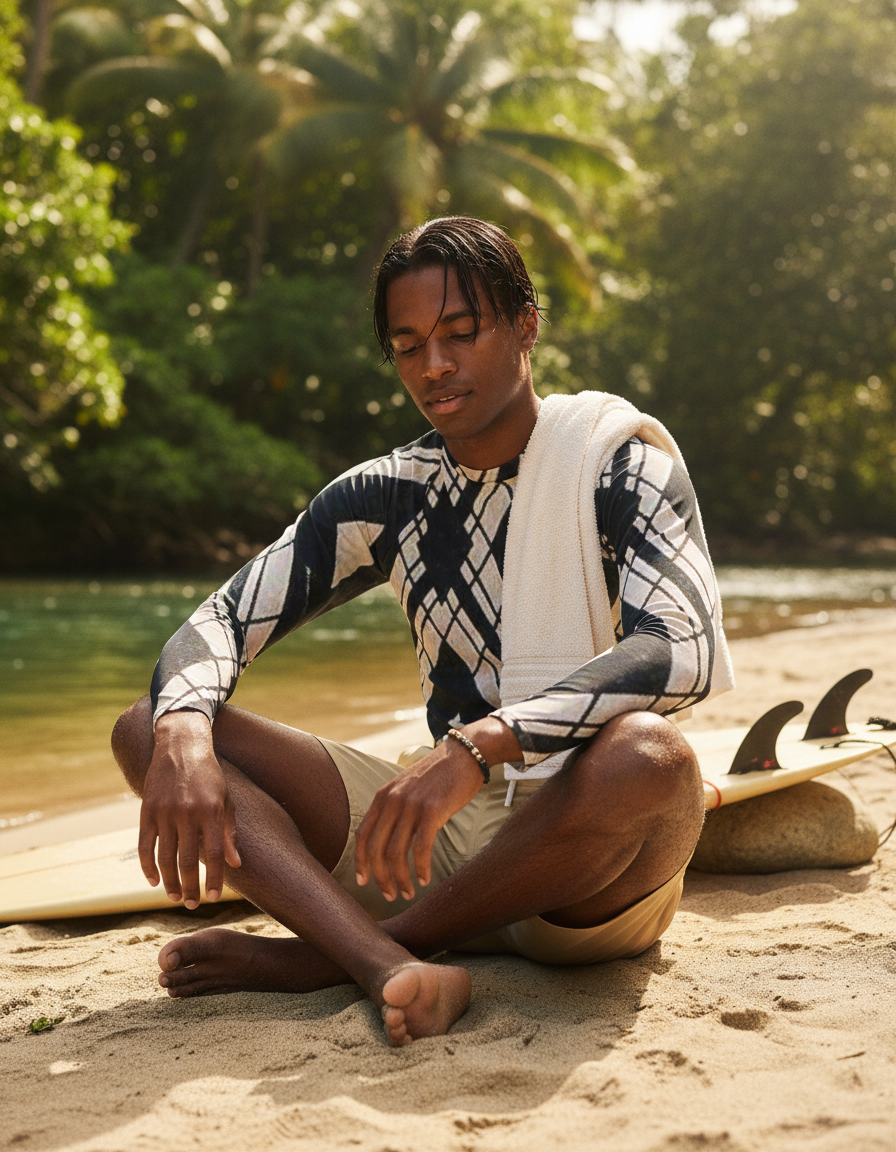 Men's Bicolor Patterns — Wikimedia (A14 عينه استانلس رقم.jpg) rashguard