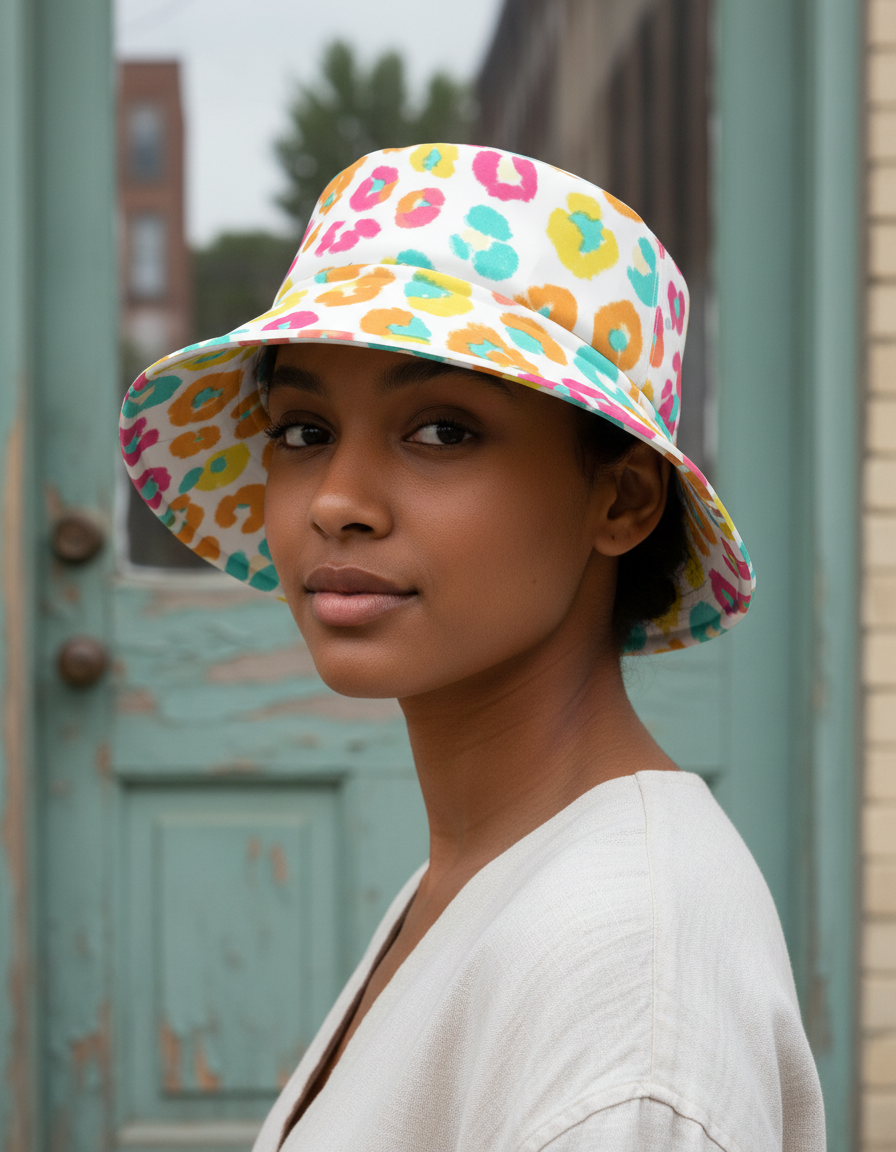 Bucket Hat in Feline