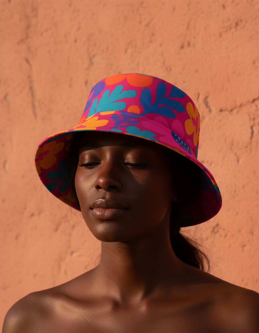 Bucket Hat in Petal