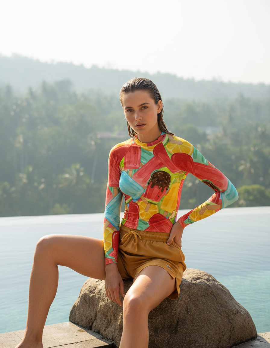Women's Popsicle rashguard