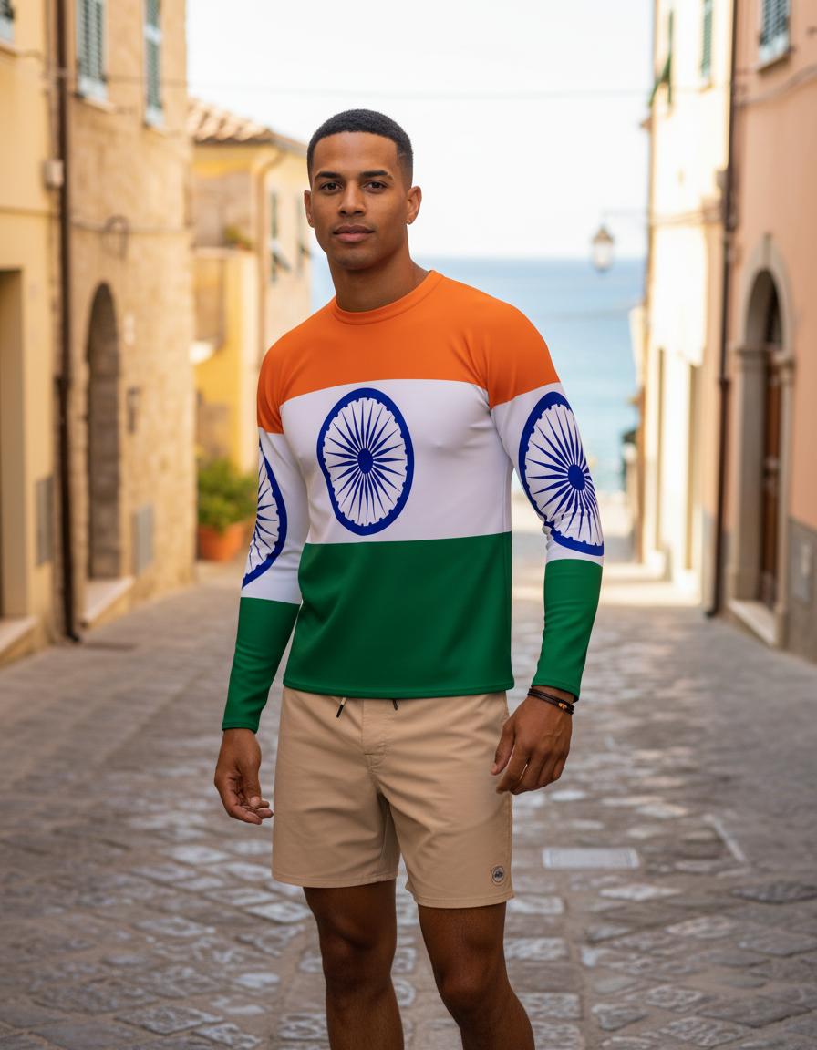 String — Men's Indian Flag