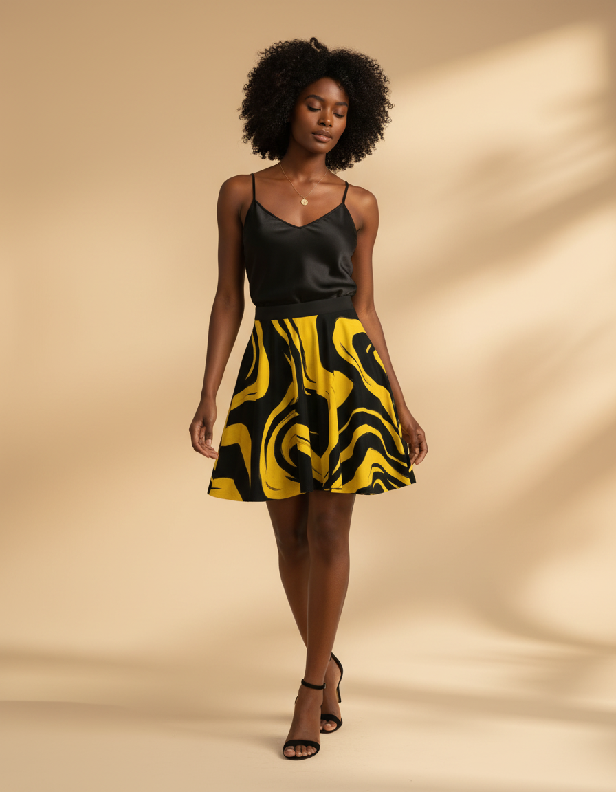 Skater Skirt in Eclipse