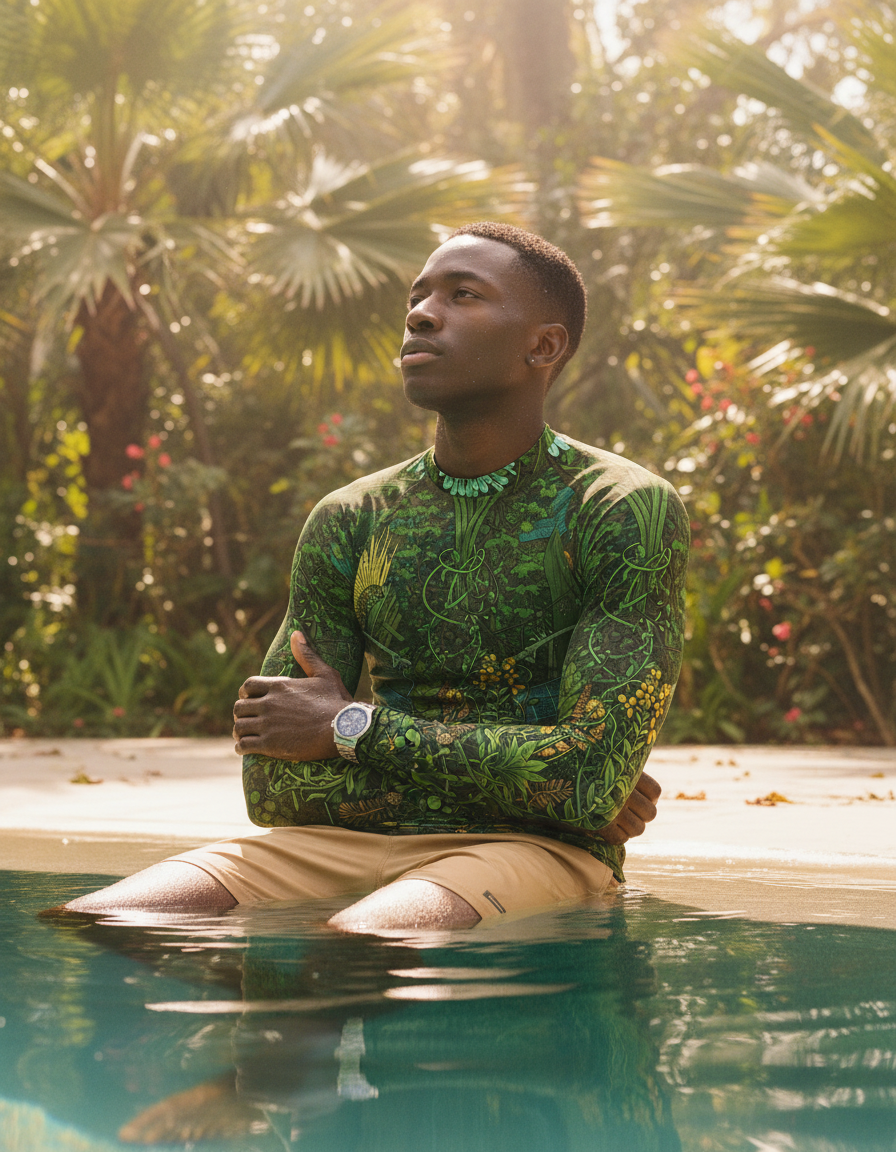 Men's Solarpunk rashguard