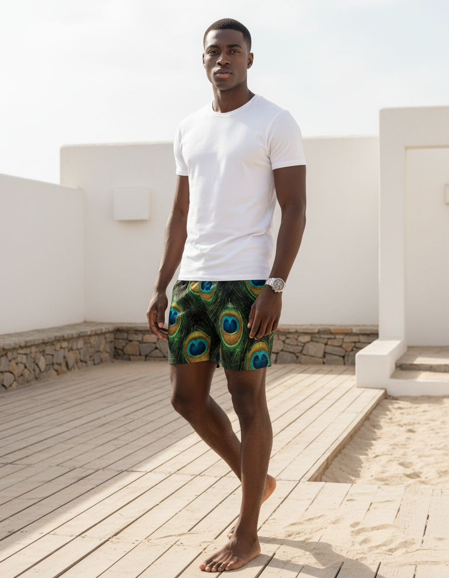 Men's Swim Trunks in Iridescence
