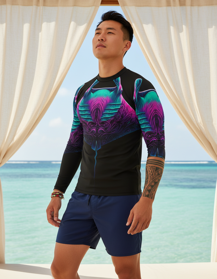 Men's Manta Ray rashguard
