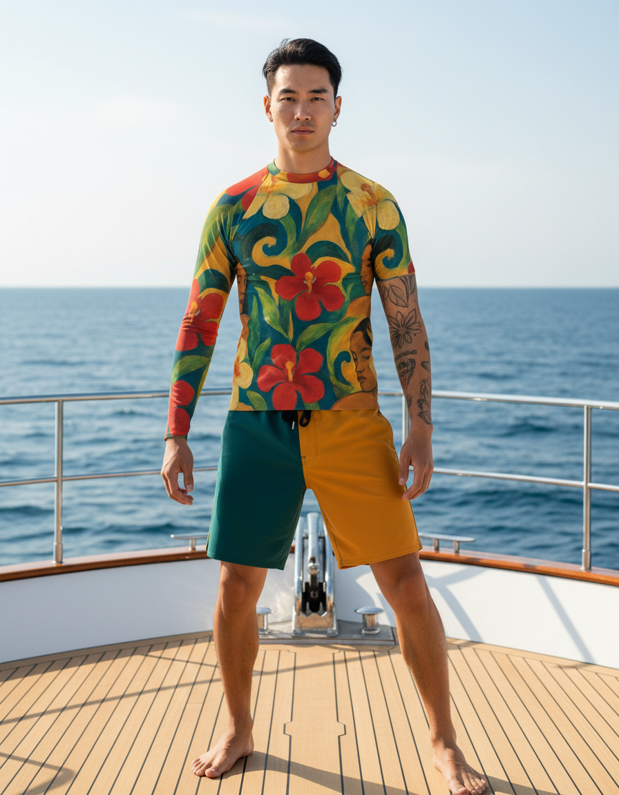 Men's Gauguin Tahiti rashguard