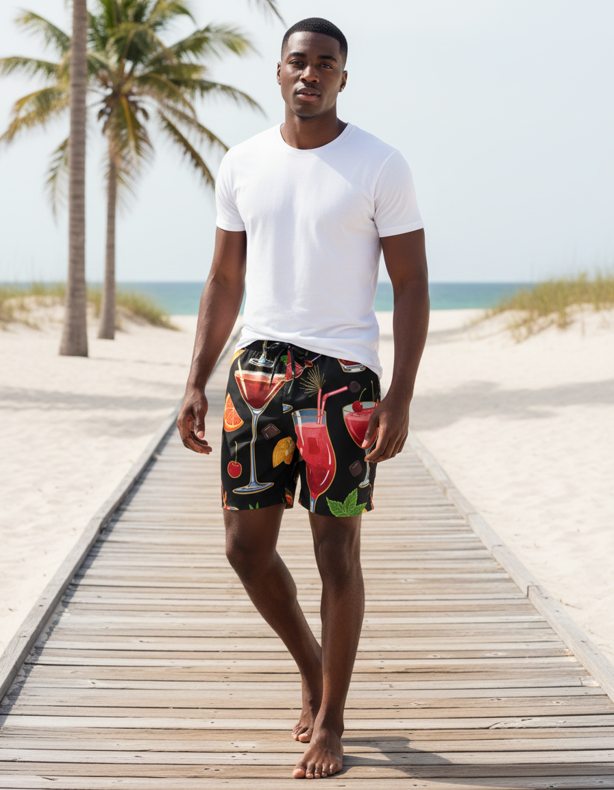 Men's Swim Trunks in Mixology