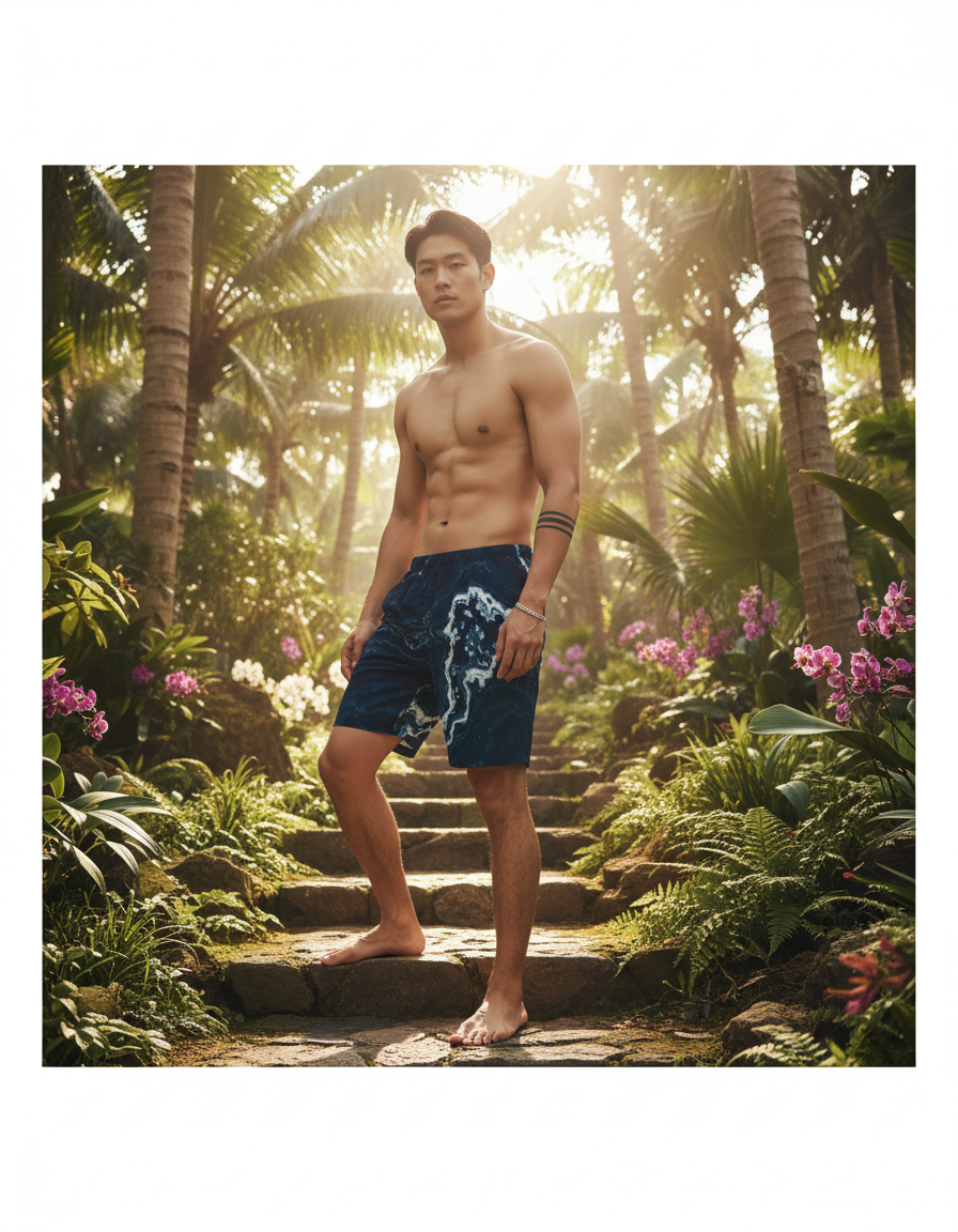 Men's Swim Trunks in Aura