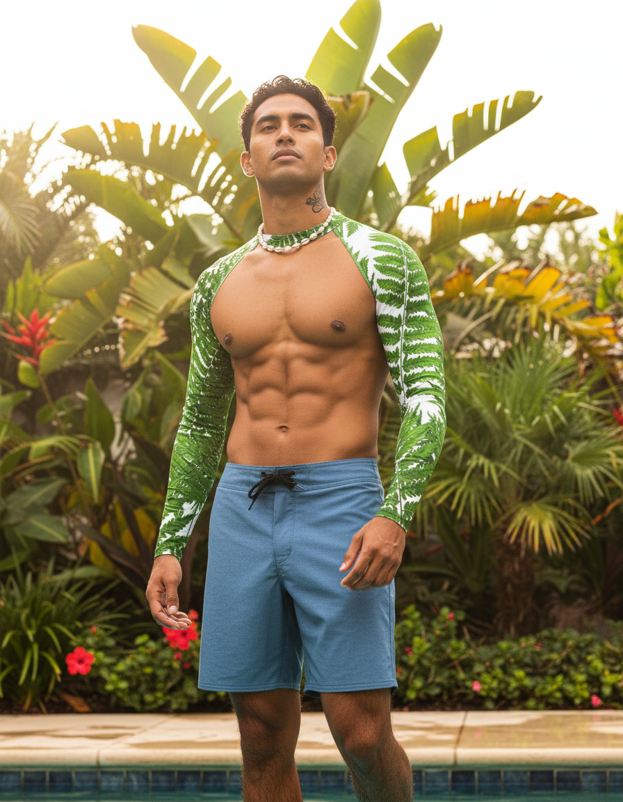 Men's Fern rashguard