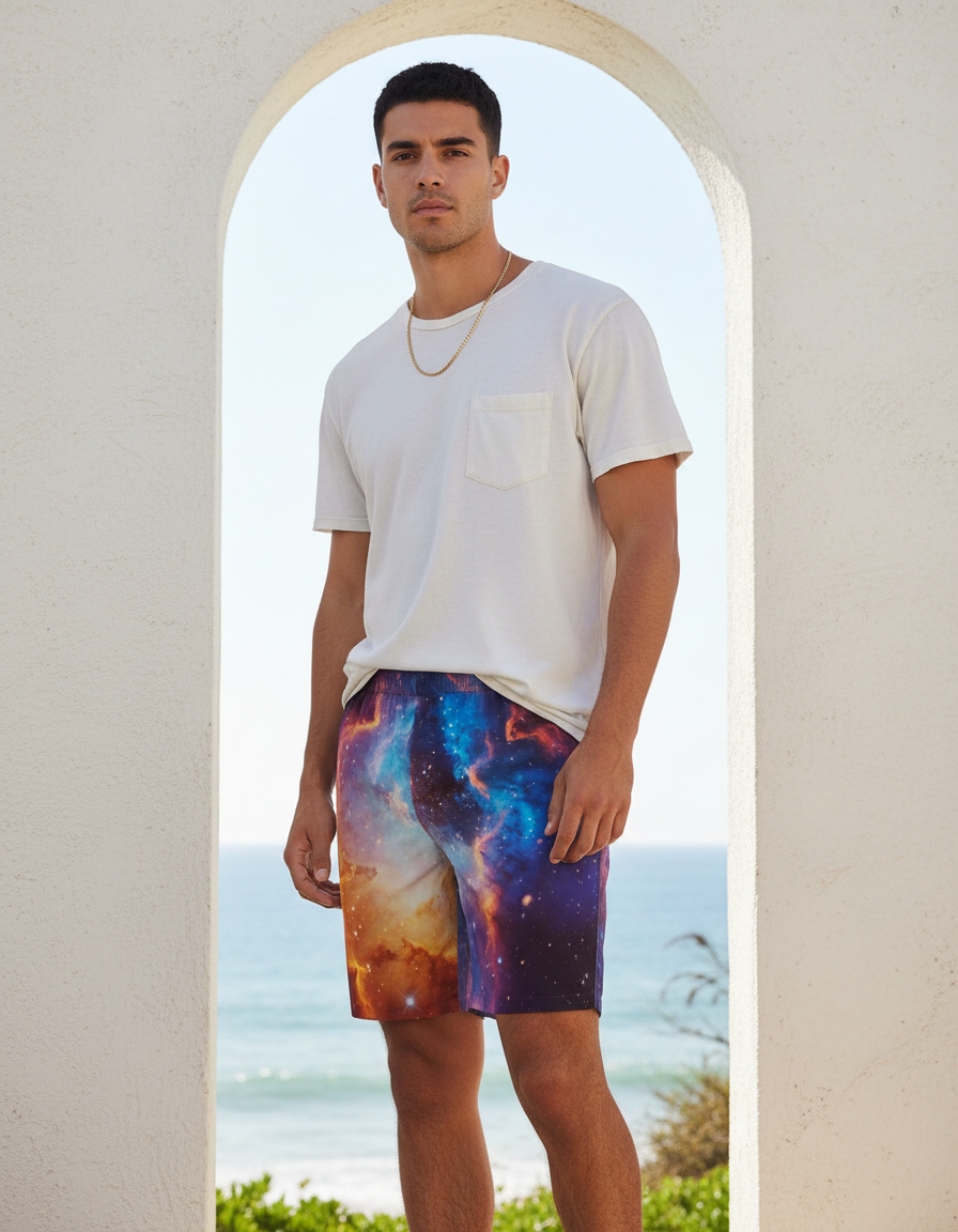 Men's Swim Trunks in Nebula