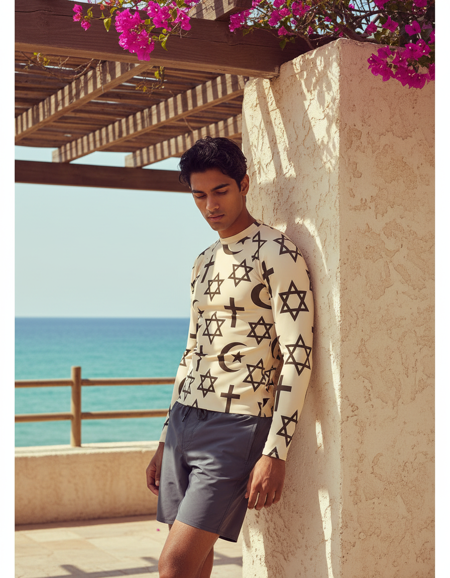 Men's Abrahamic Symbols rashguard