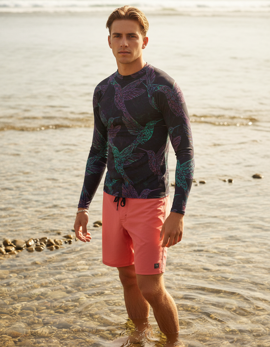 Men's Hummingbird rashguard