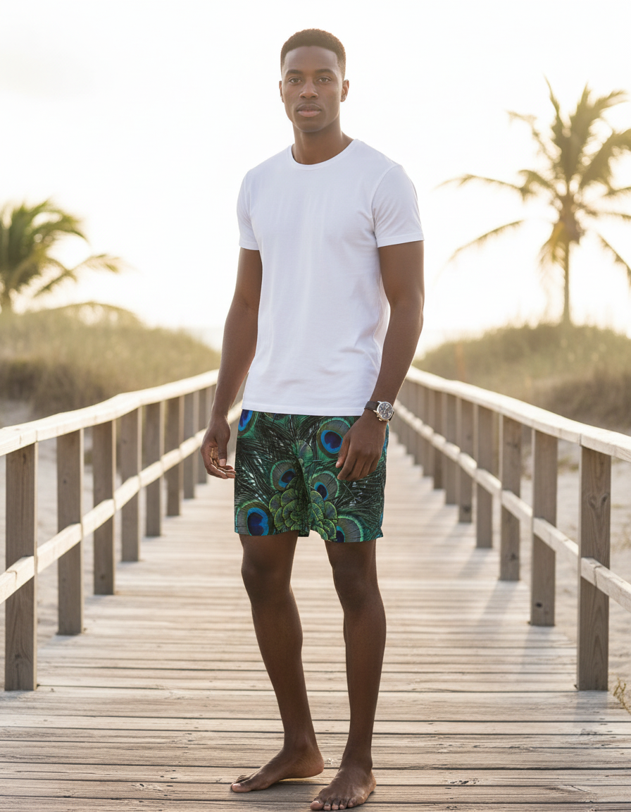Men's Swim Trunks in Plume