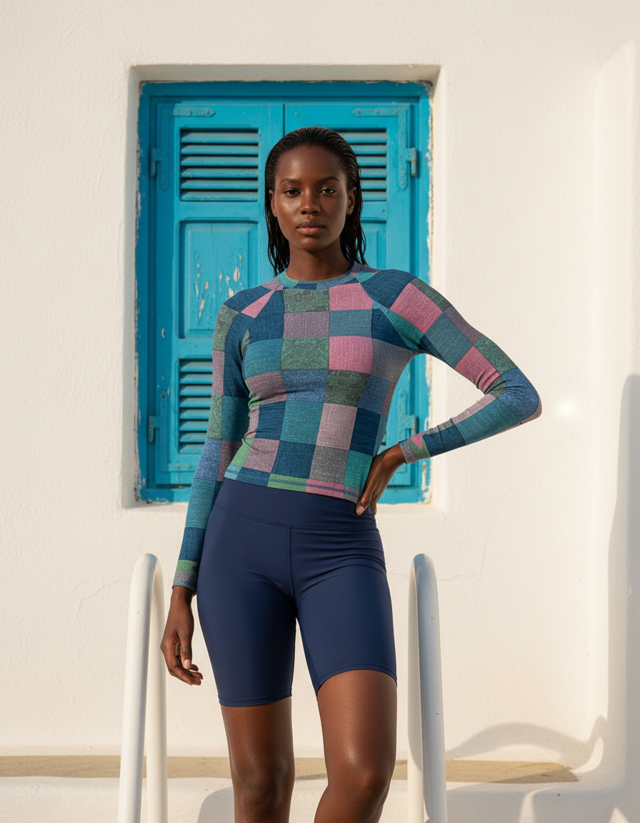 Women's Korean Bojagi rashguard