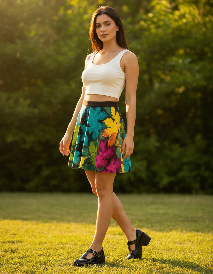 Skater Skirt in Eclipse