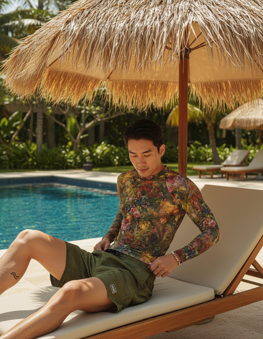 Men's Renoir Garden Palette rashguard