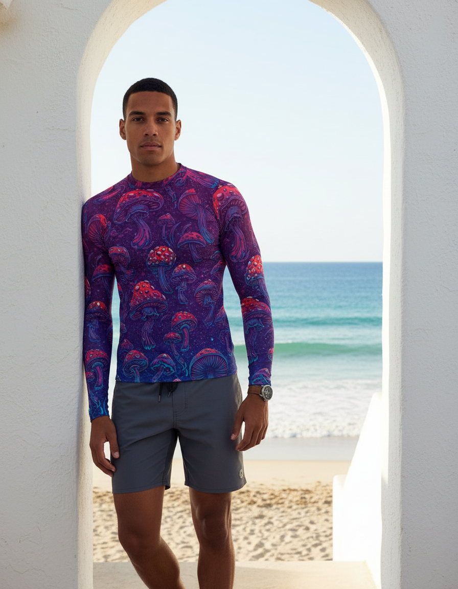 Men's Mushroom rashguard