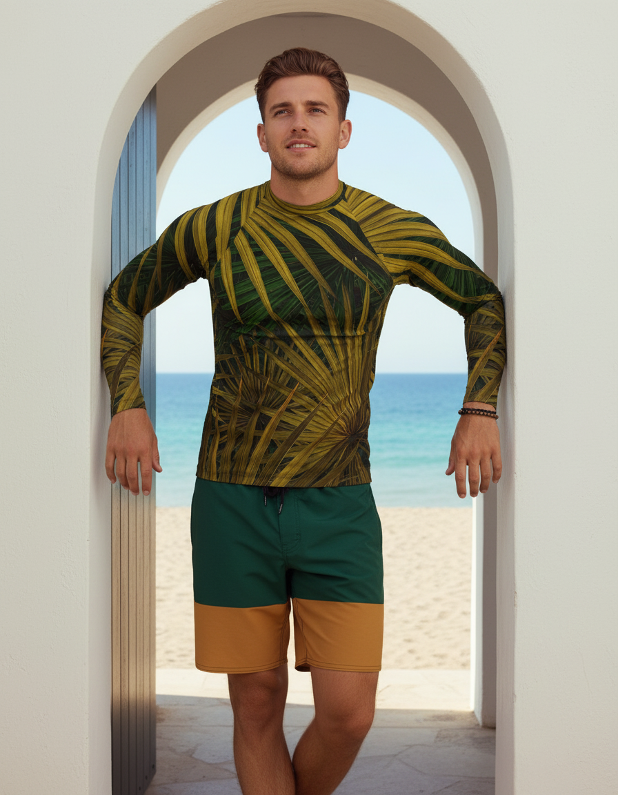 Men's Palm Leaf rashguard