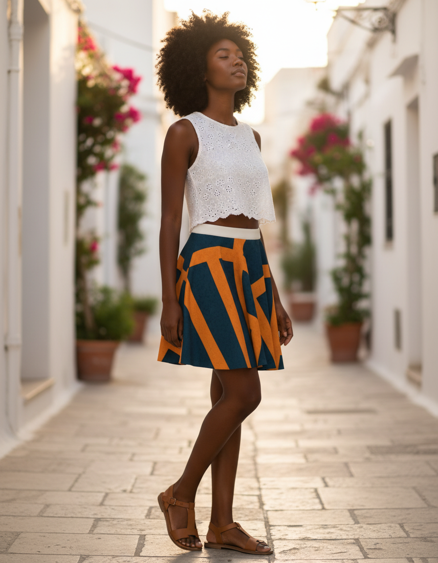Skater Skirt in Spectrum