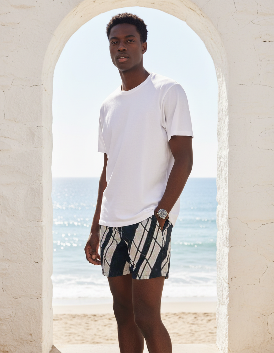 Men's Swim Trunks in Duet