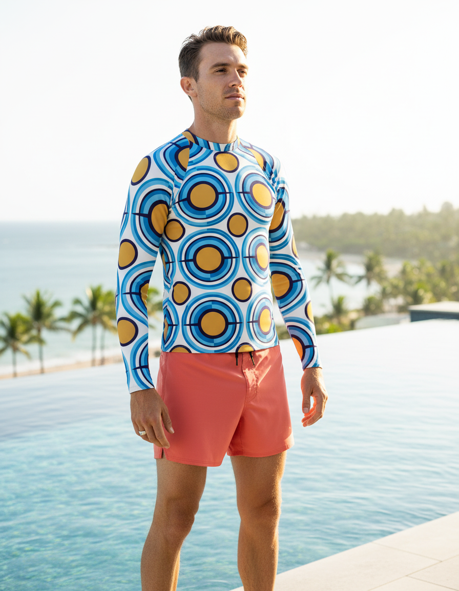 Men's Saturn rashguard