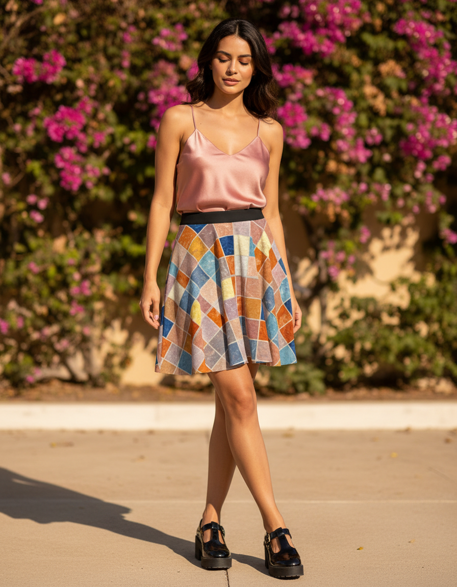 Skater Skirt in Kaleido