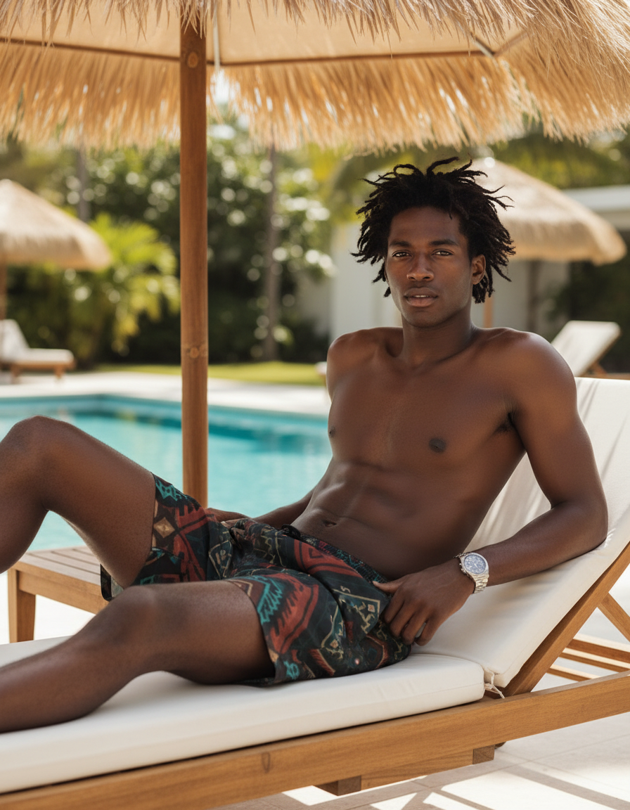 Men's Swim Trunks in Woven