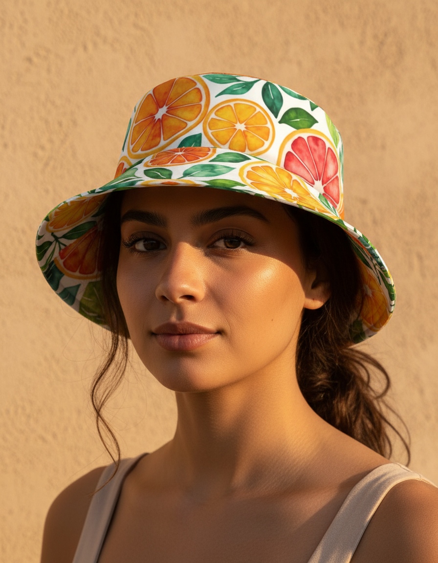 Bucket Hat in Aqua
