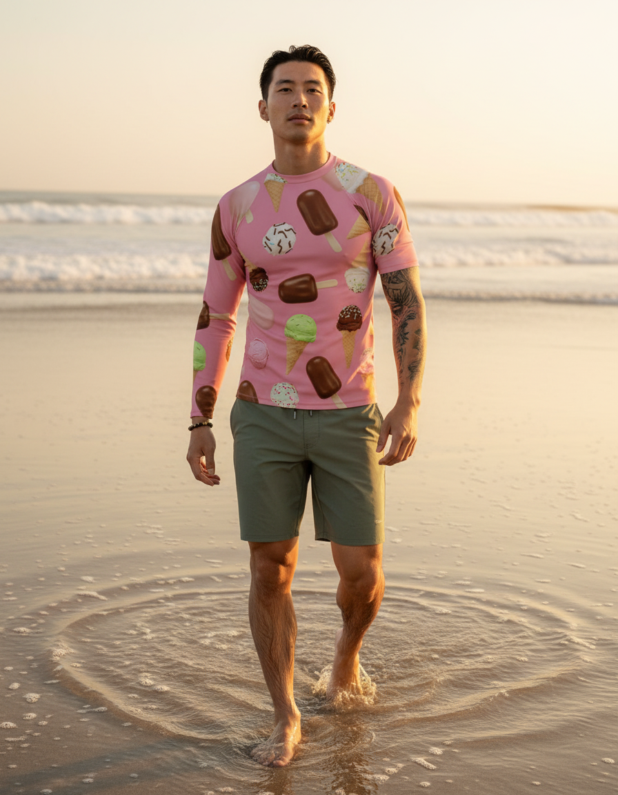 Men's Ice Cream rashguard
