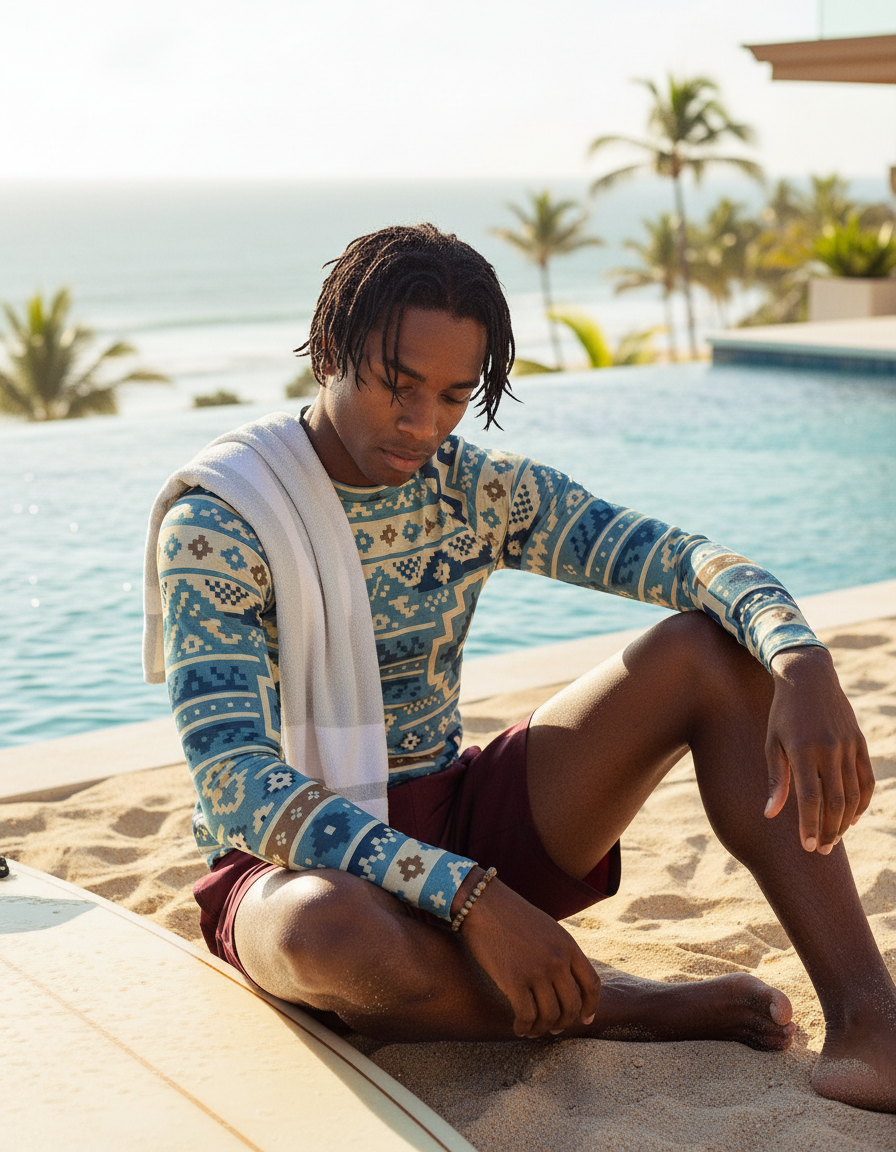 Men's Argentinian Patterns rashguard