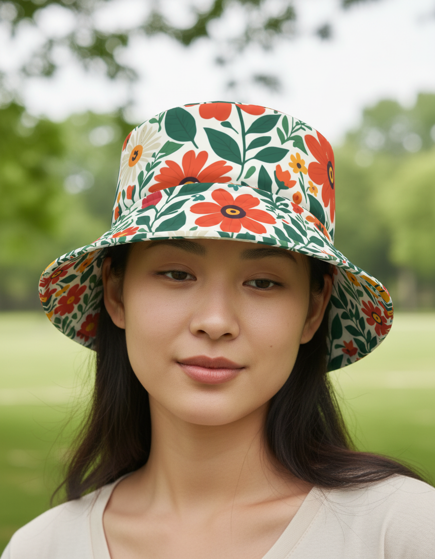 Bucket Hat in Petal