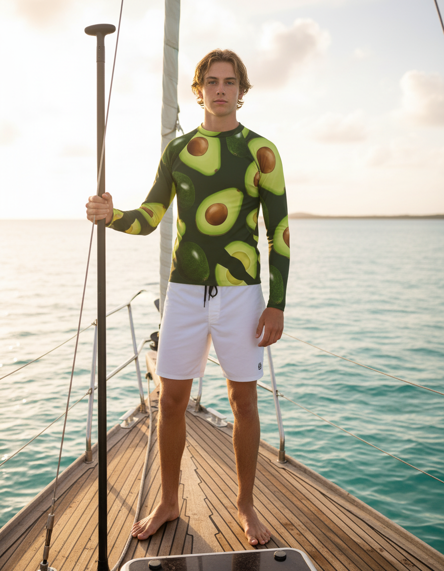 Men's Avocado rashguard