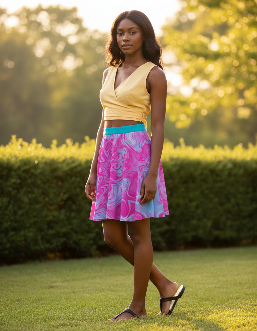 Skater Skirt in Palette