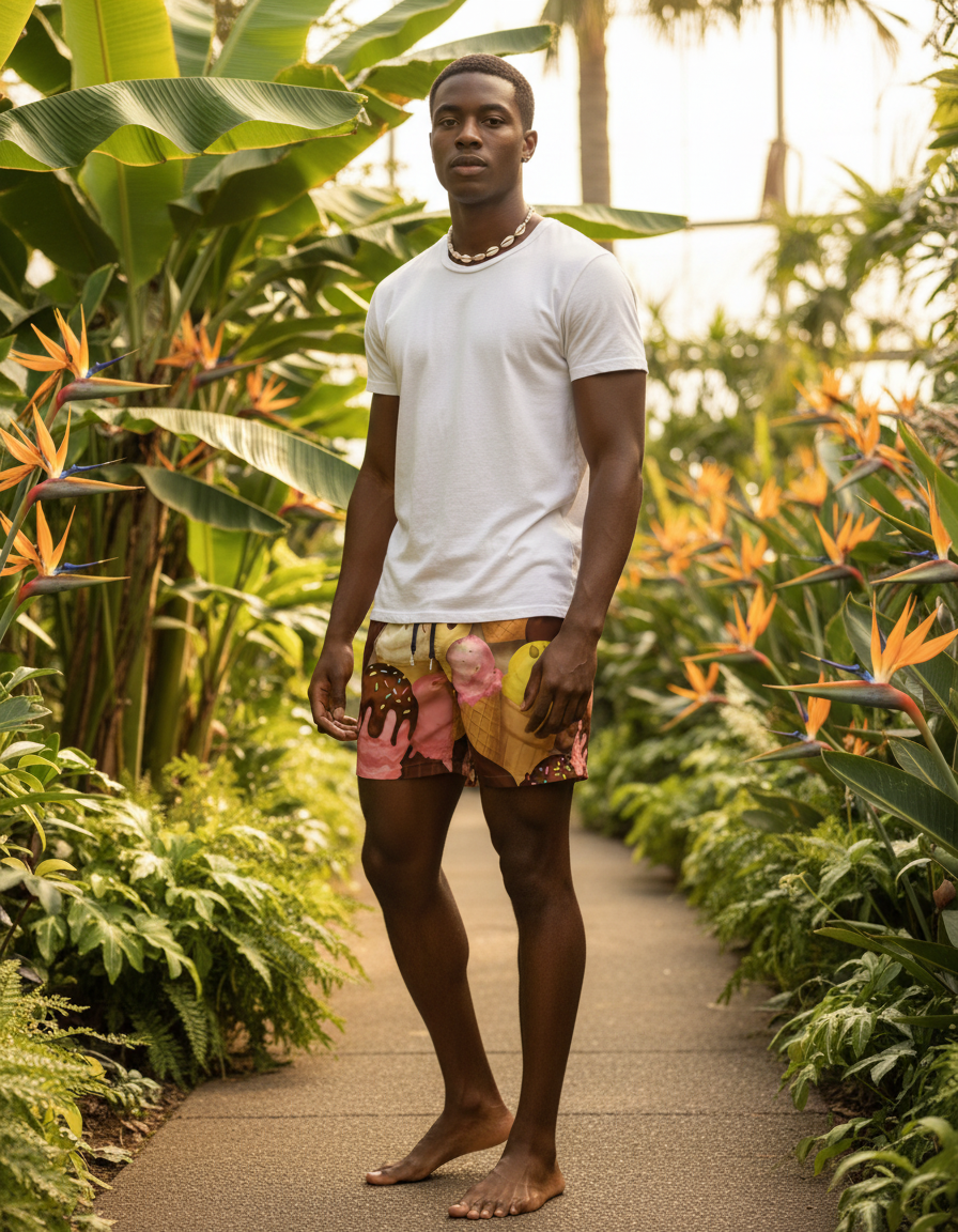 Men's Swim Trunks in Gelato