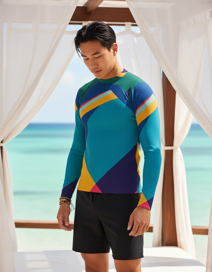 Men's Risograph rashguard