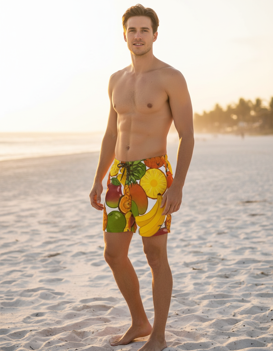 Men's Swim Trunks in Pinecone