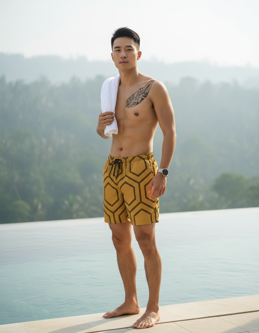 Asahi Men's Swim Trunks swim trunks