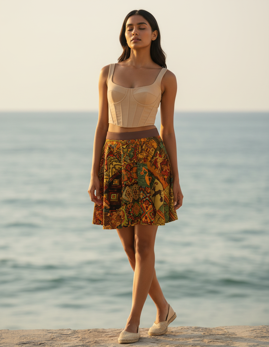 Skater Skirt in Zafiro
