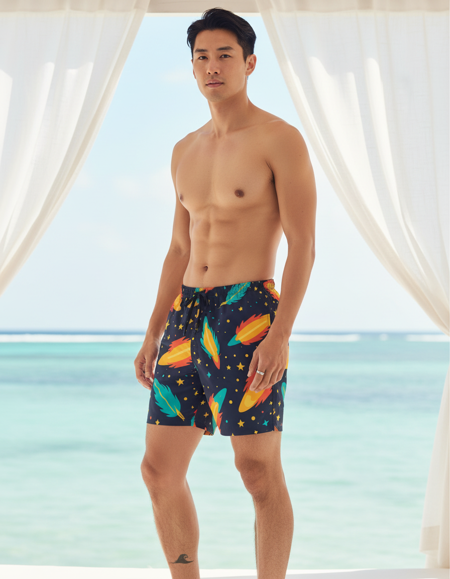 Perseid Men's Swim Trunks swim trunks