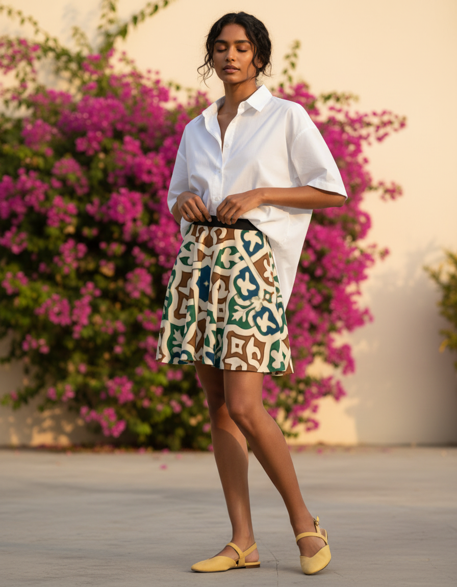 Skater Skirt in Mosaic