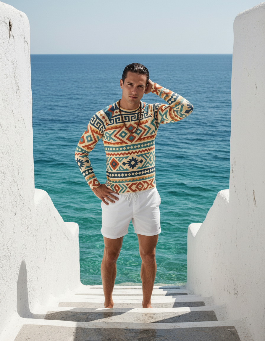 Men's Argentinian Patterns rashguard