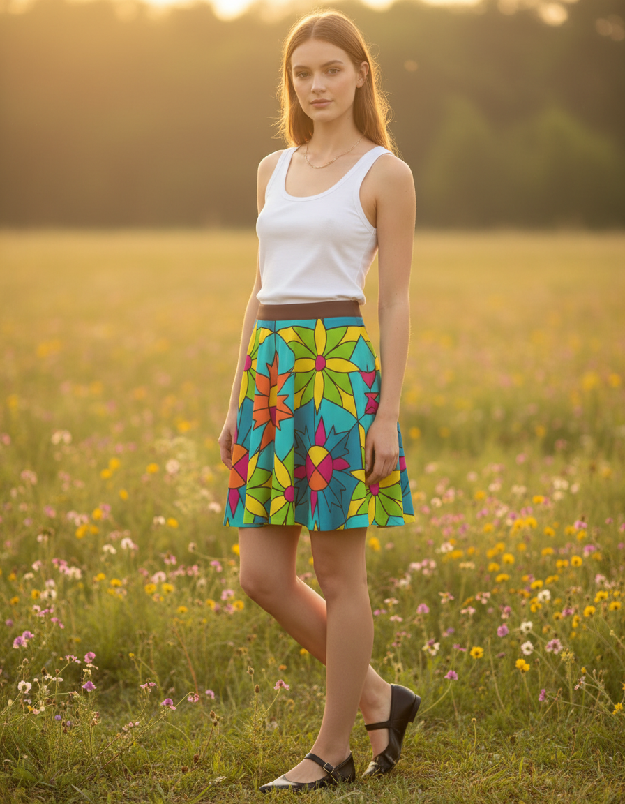 Skater Skirt in Kaleido
