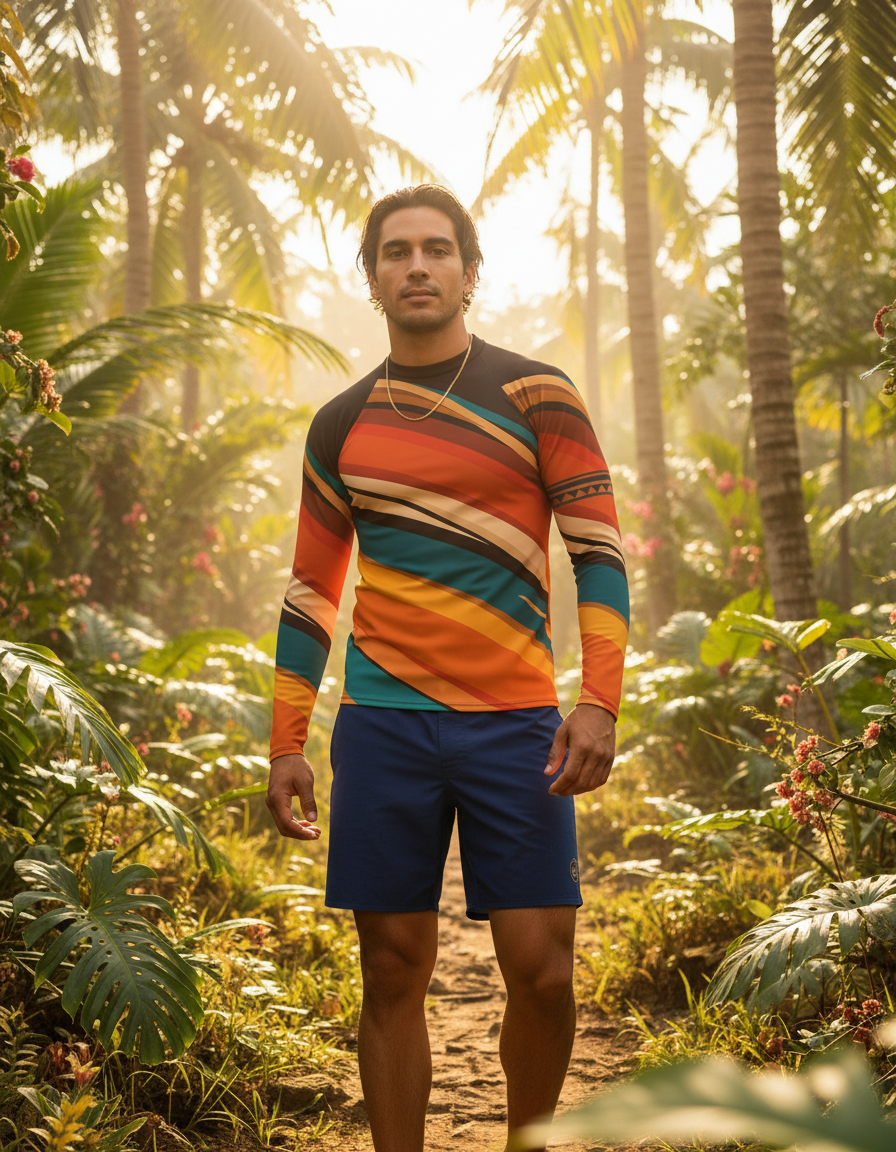 Men's Mid-Century Modern rashguard