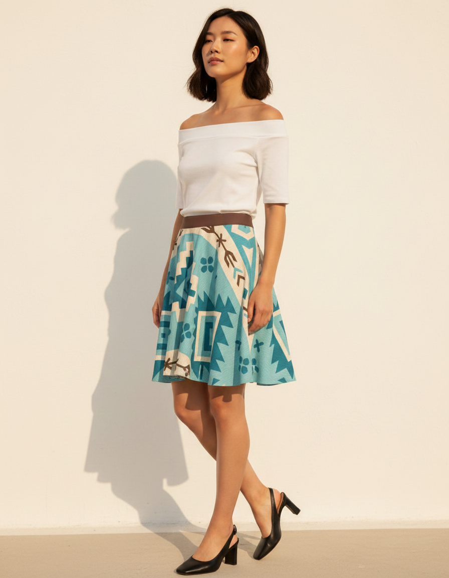 Skater Skirt in Pampa