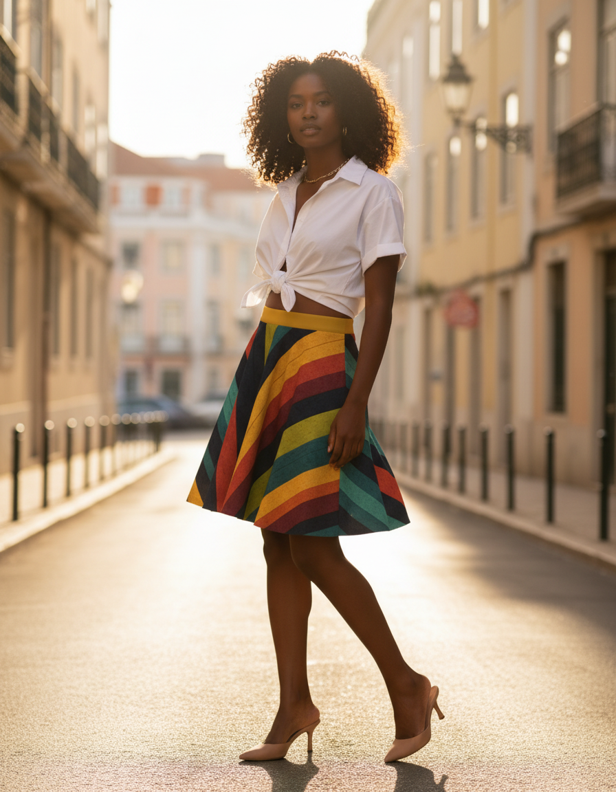 Skater Skirt in Pulse