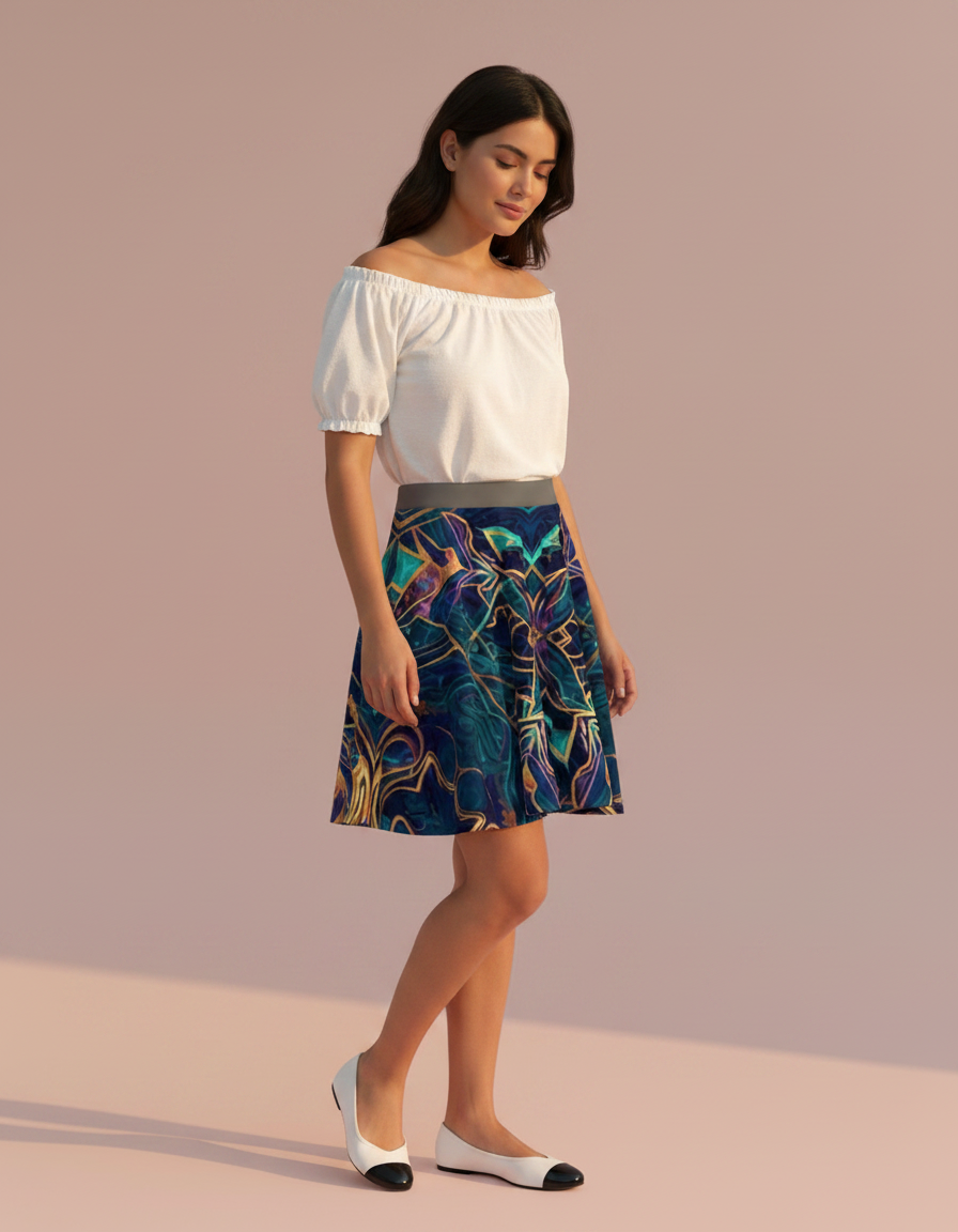 Skater Skirt in Vortex