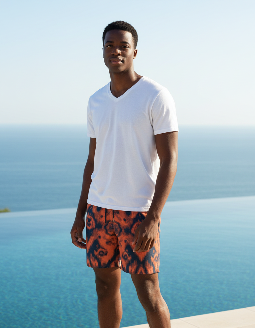 Men's Swim Trunks in Knot