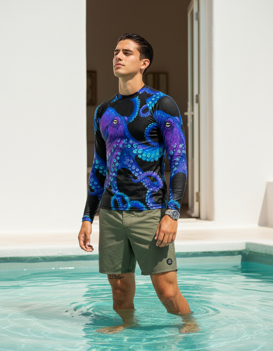 Men's Octopus rashguard