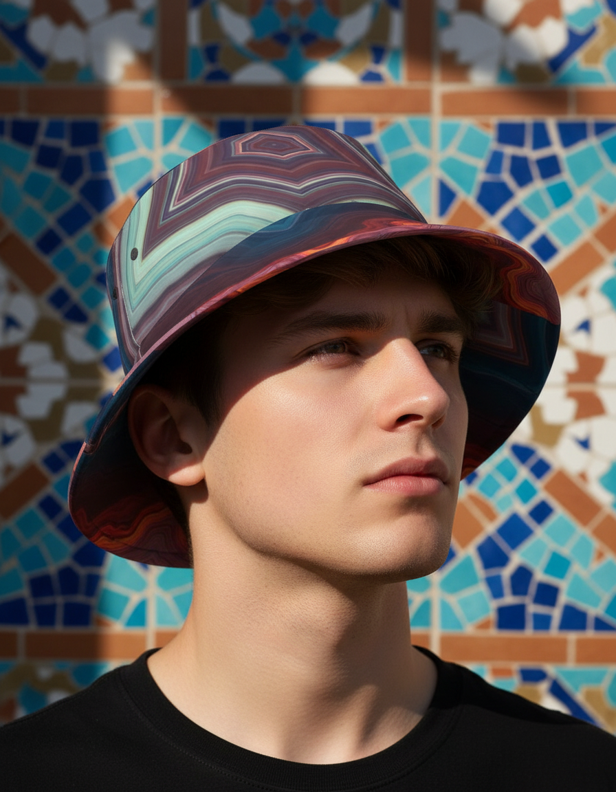 Bucket Hat in Vein