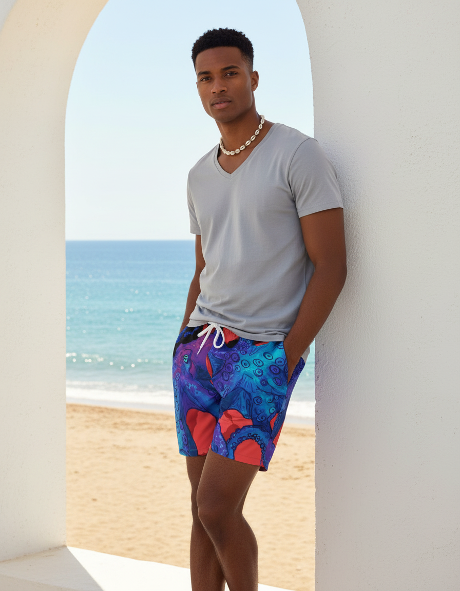 Men's Swim Trunks in Inkling